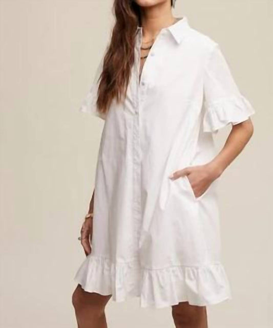 Listicle - Poplin Shirt Dress