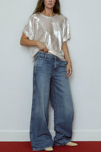 Secular - Liberty Crwe Neck Sequin Shirt