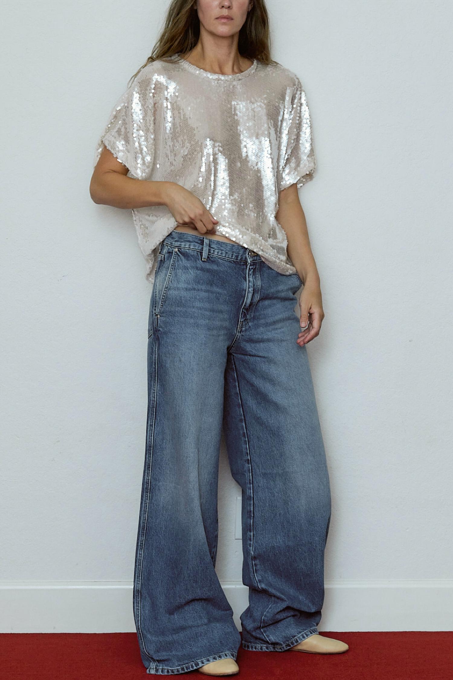 Secular - Liberty Crwe Neck Sequin Shirt