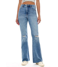 Hidden - Happi Distressed Flare-leg Jeans