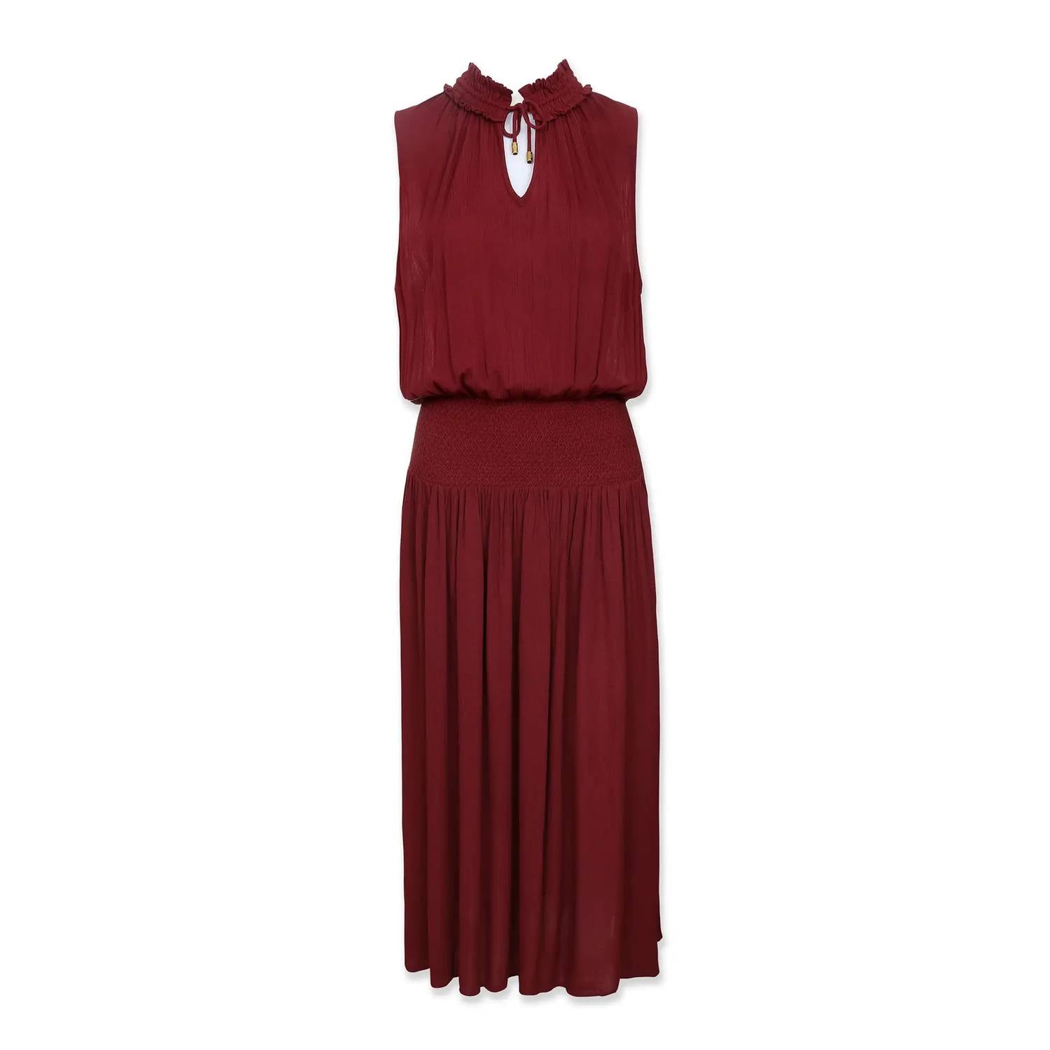 Helen Jon - Sleeveless Smocked Dress