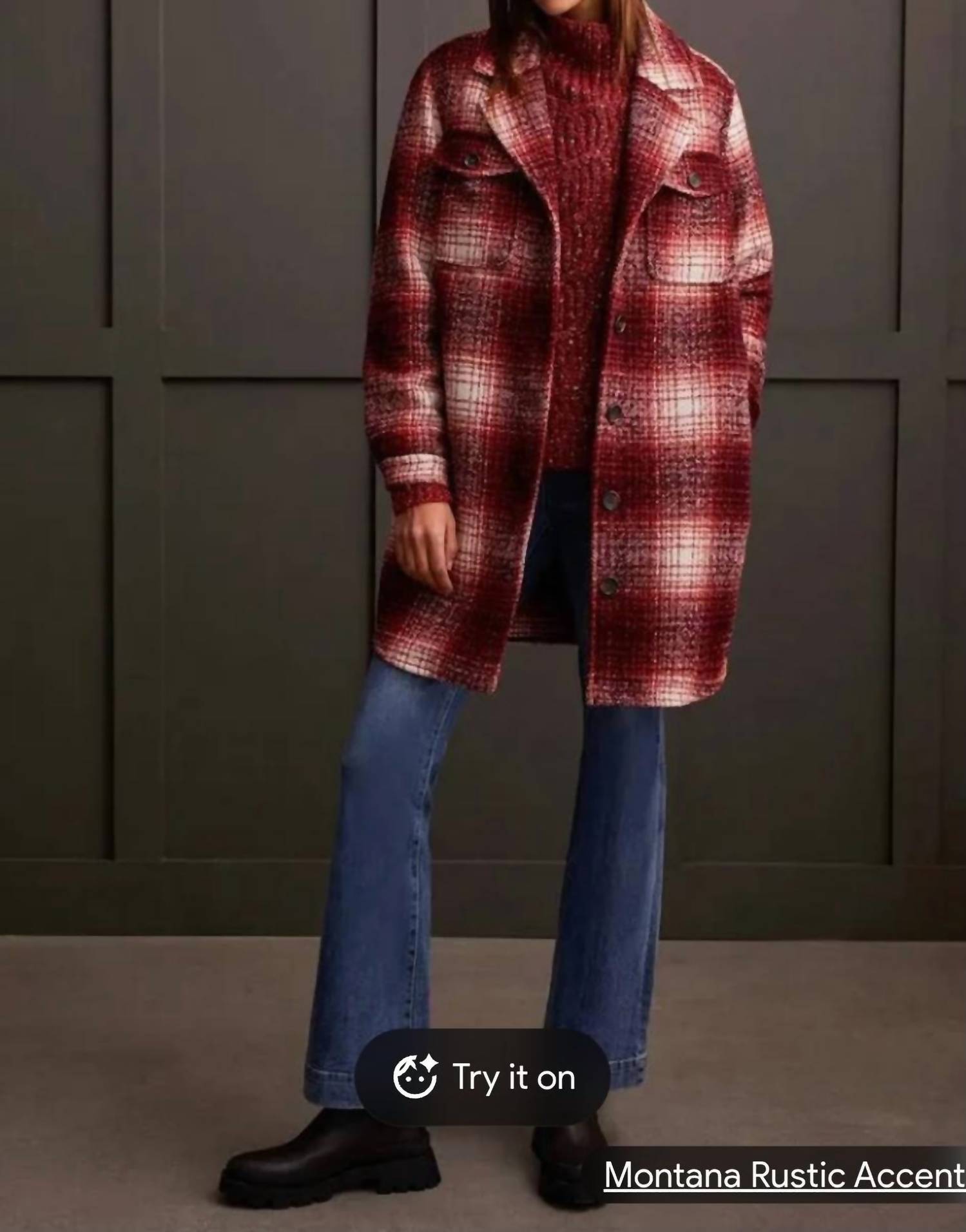 Tribal - Women's Notch Collar Overcoat