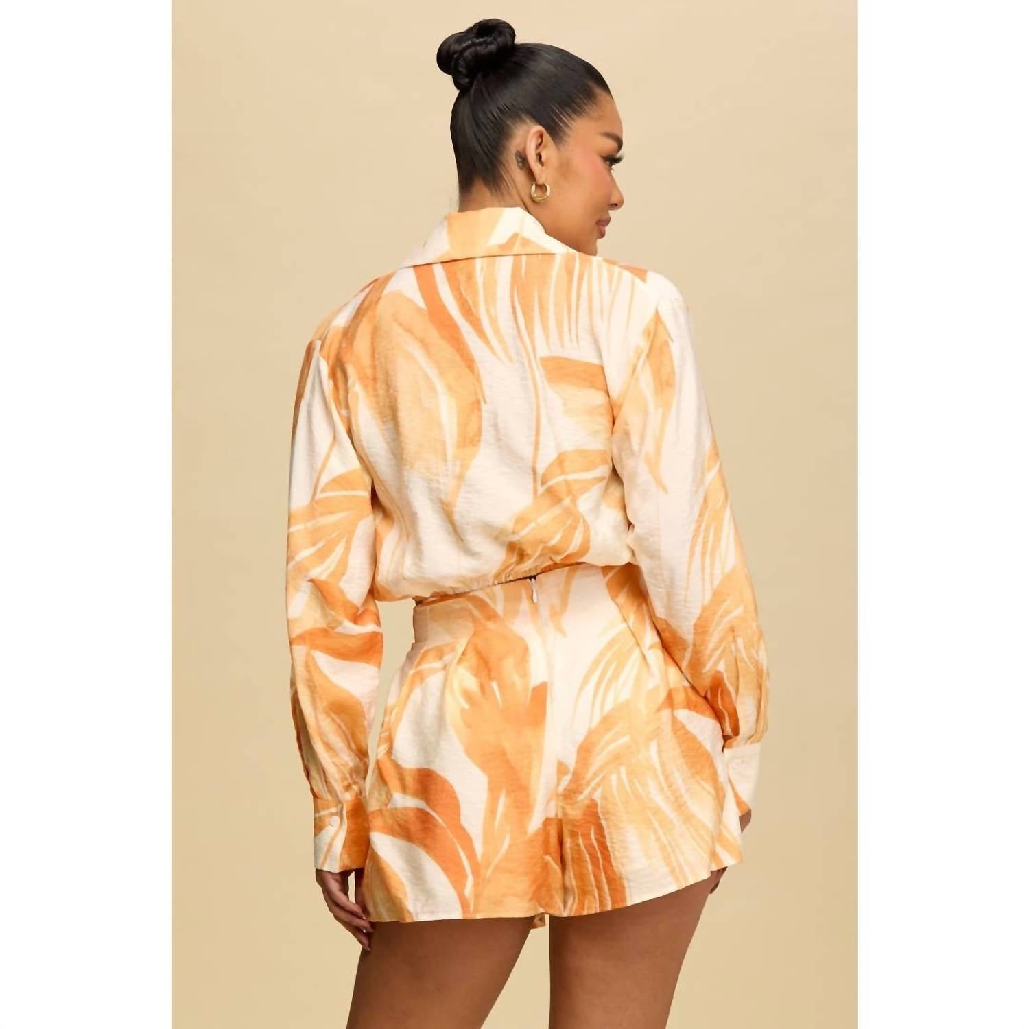 Luxxel - Tropical Two Piece Short Set