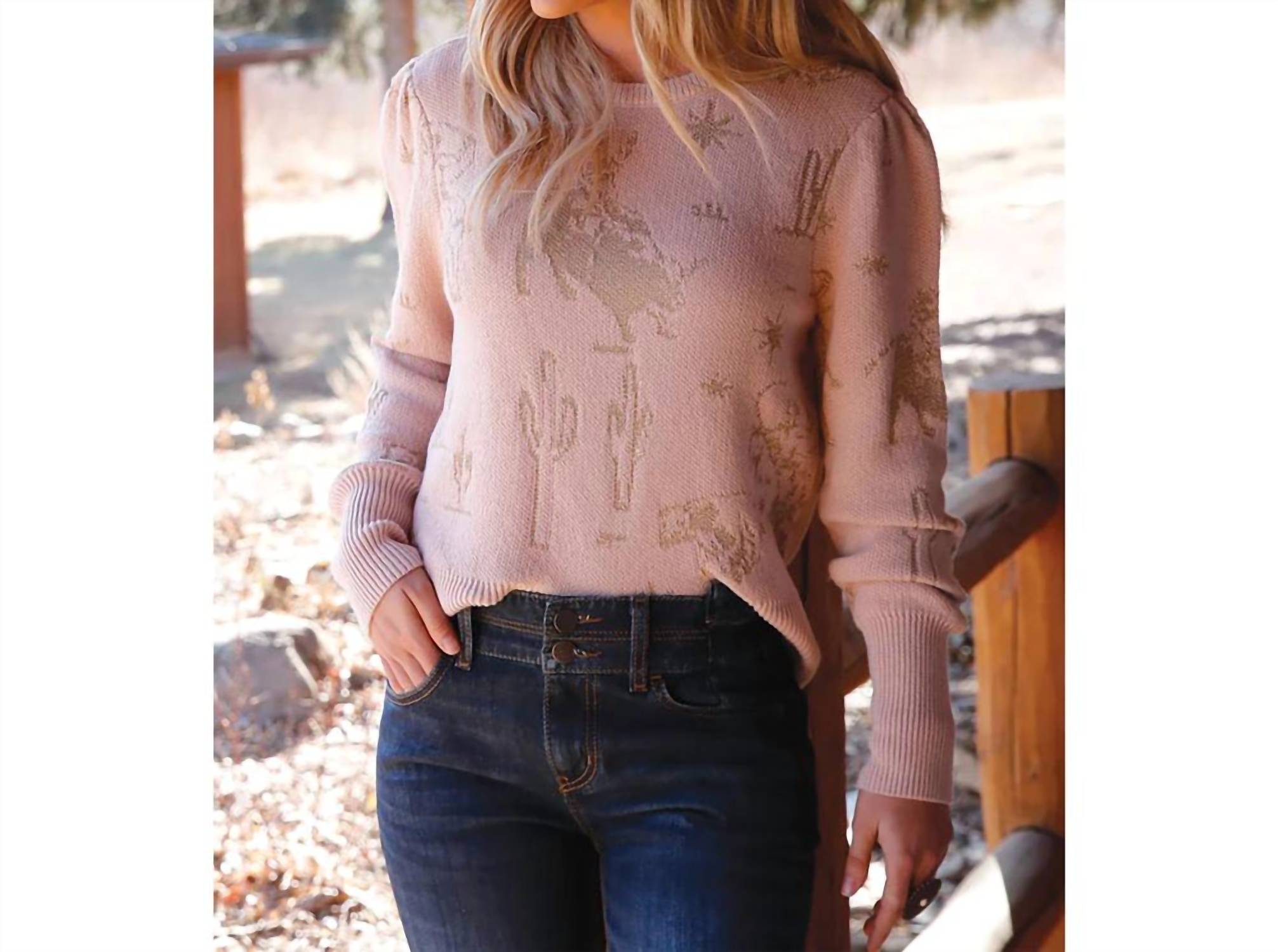 Cruel Girl - Long Sleeve Pullover Knit Sweater