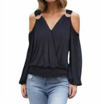 Vava - Open Shoulder Ring Top
