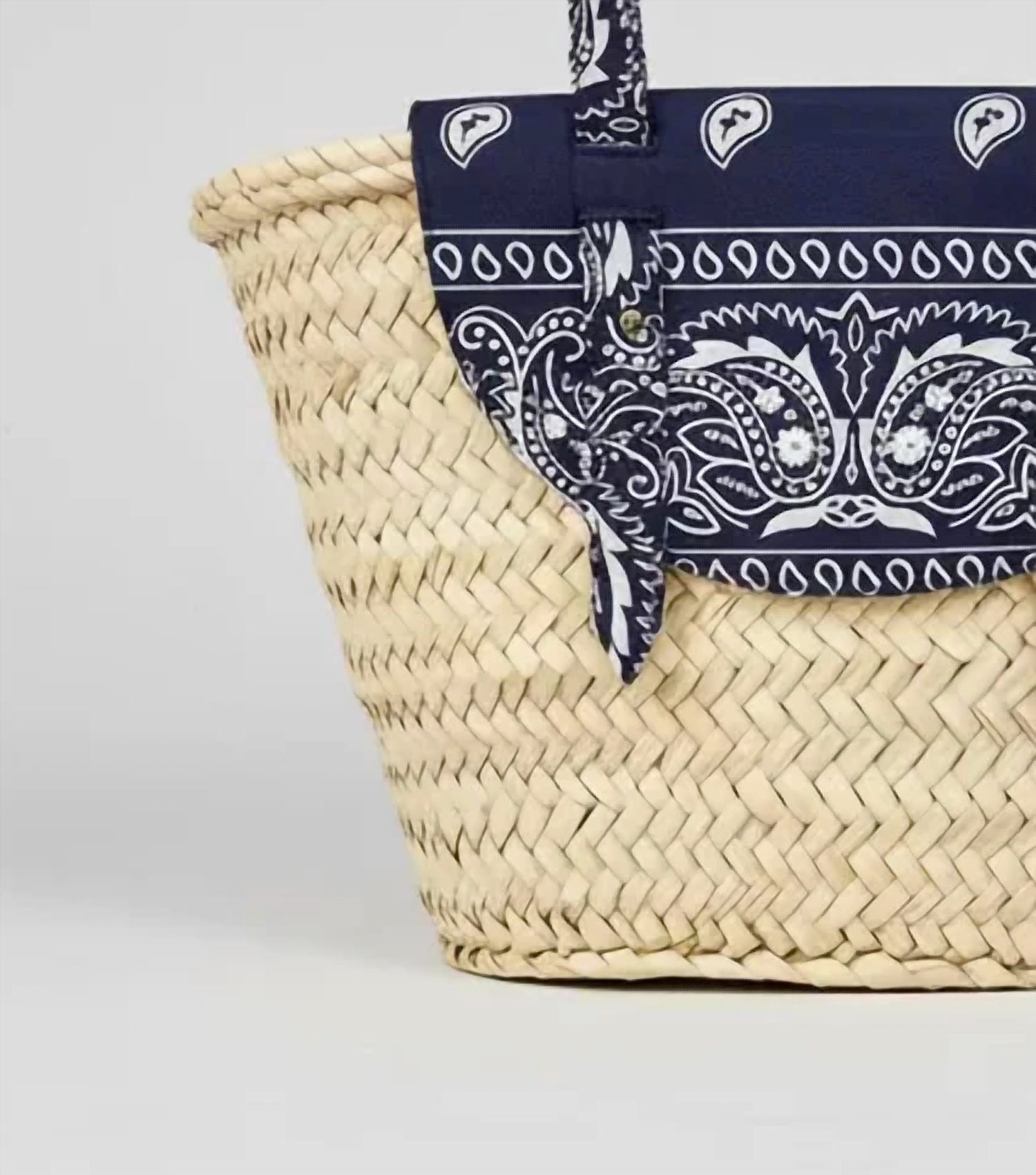 Dld - Women's Panier Bardot Bandana Bag