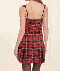 Moon River - Missie Plaid Mini Dress