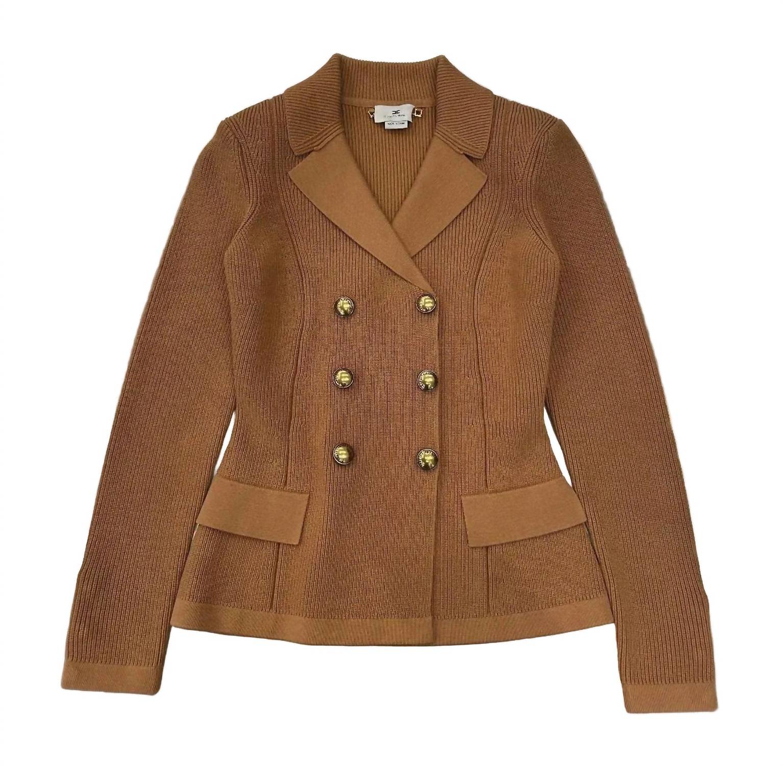Elisabetta Franchi - Double Breasted Knit Jacket