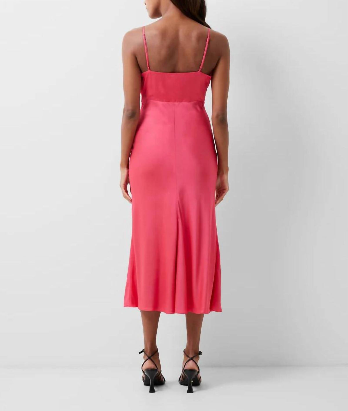 French Connection - Ennis Satin Slip Midi Dress