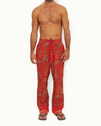 Orlebar Brown - Alfred Solo Fantasy Relaxed Fit Poplin Lounge Trousers