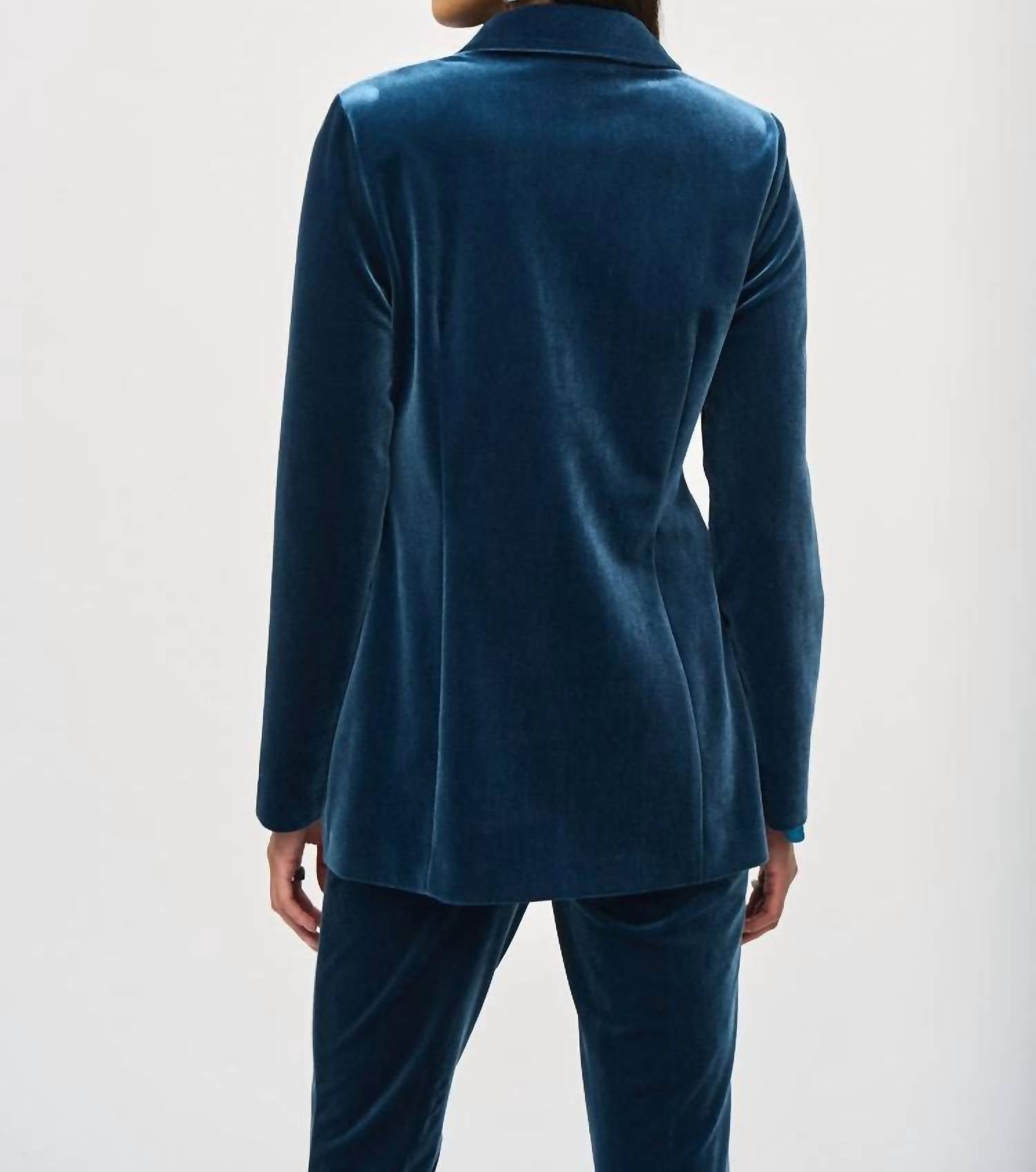 Joseph Ribkoff - Velvet Fitted Blazer