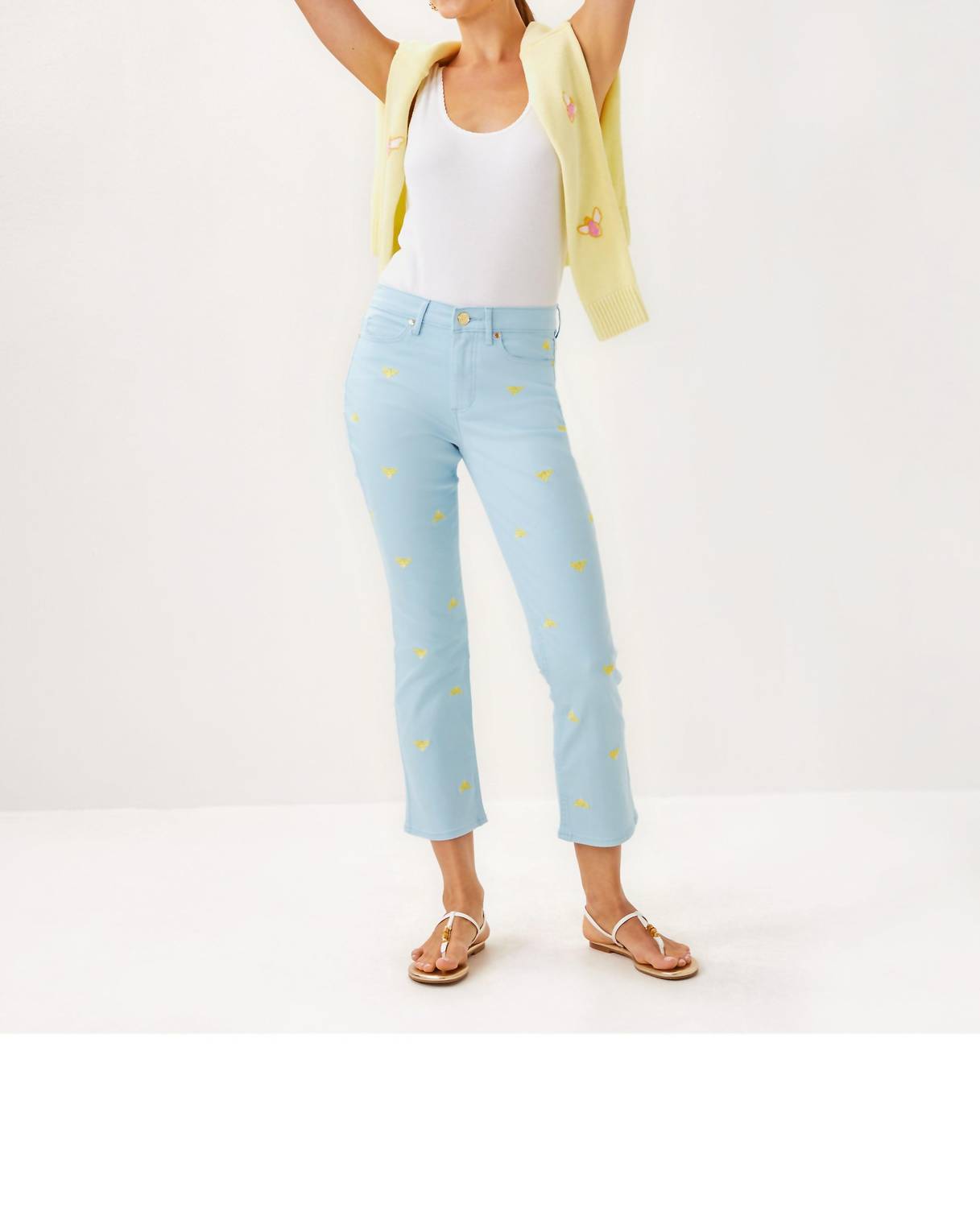 Lilly Pulitzer - Annet High Rise Crop Flare Pants
