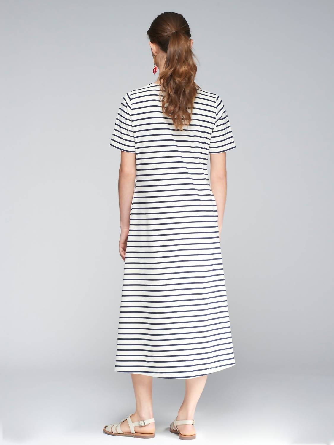 Vilagallo - Embroidered Clara Midi Dress