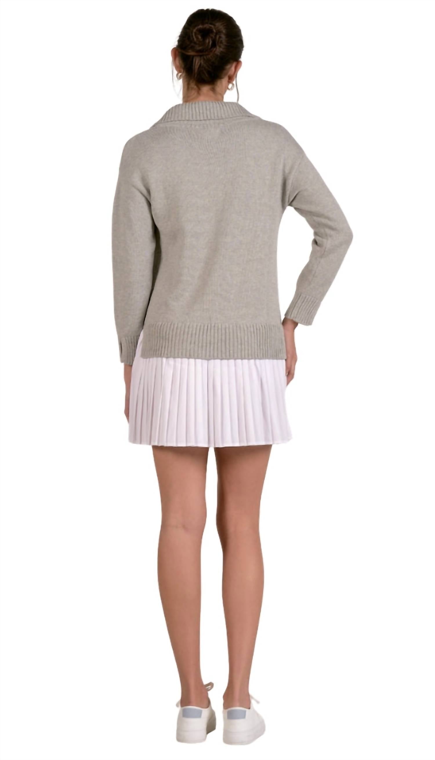 Elan - Long Sleeve Sweater Dress