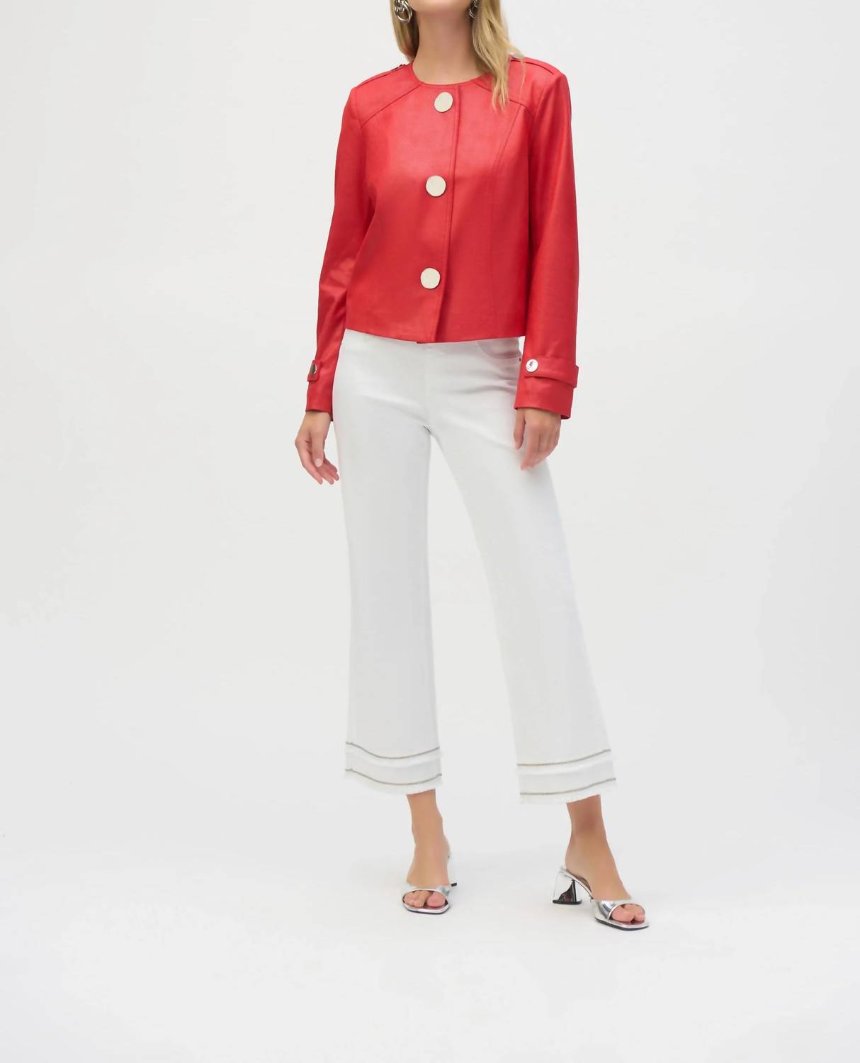 Joseph Ribkoff - Faux Suede Boxy Jacket