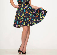Orchid Bloom - Arcade Halter Dress