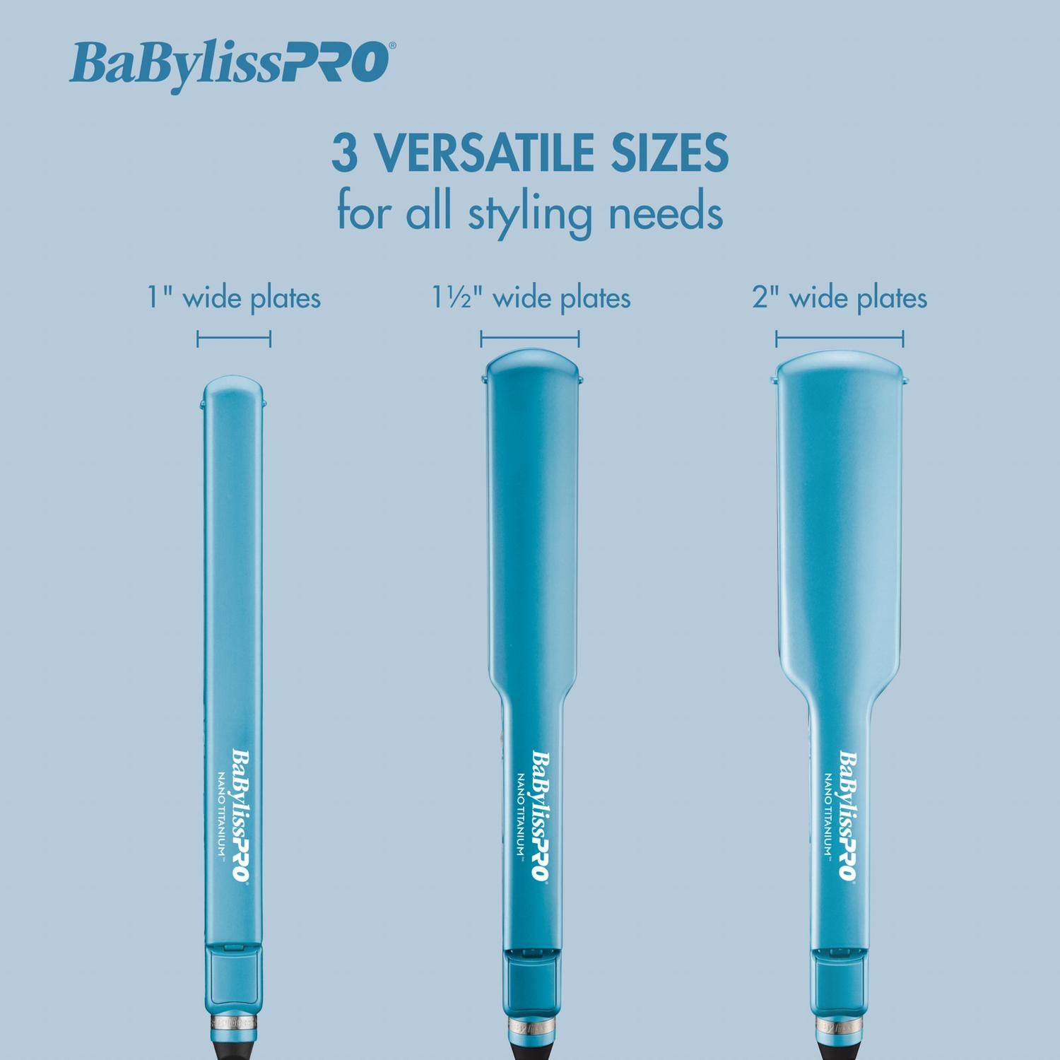 Babyliss - Nano Titanium Ultra-thin Flat Iron Hair Straightener