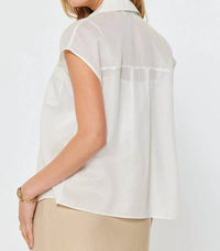 Current Air - Yelena Short Sleeve And Lace Cami Top Set
