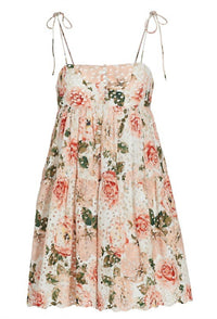 Lorelle Babydoll Tiered Mini Dress