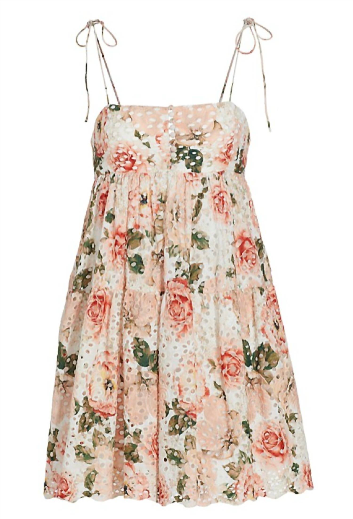 Lorelle Babydoll Tiered Mini Dress