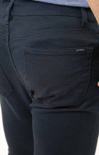 JACHS NEW YORK Straight Fit 5 Pocket Summer Commuter Pants in black - men's pants - view 5