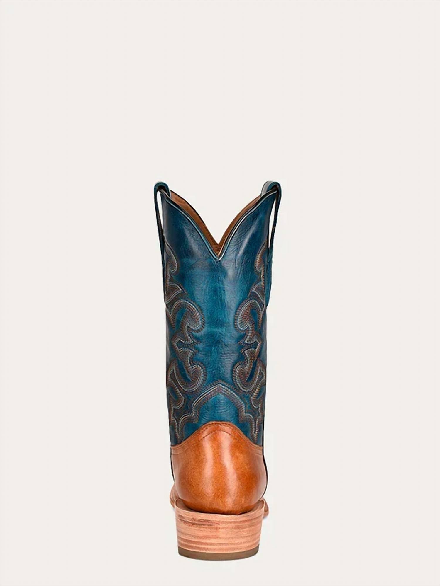 Corral - Men's Embroidery Narrow Square Toe Cowboy Boot
