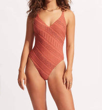 Seafolly - Marrakesh V Neck One Piece