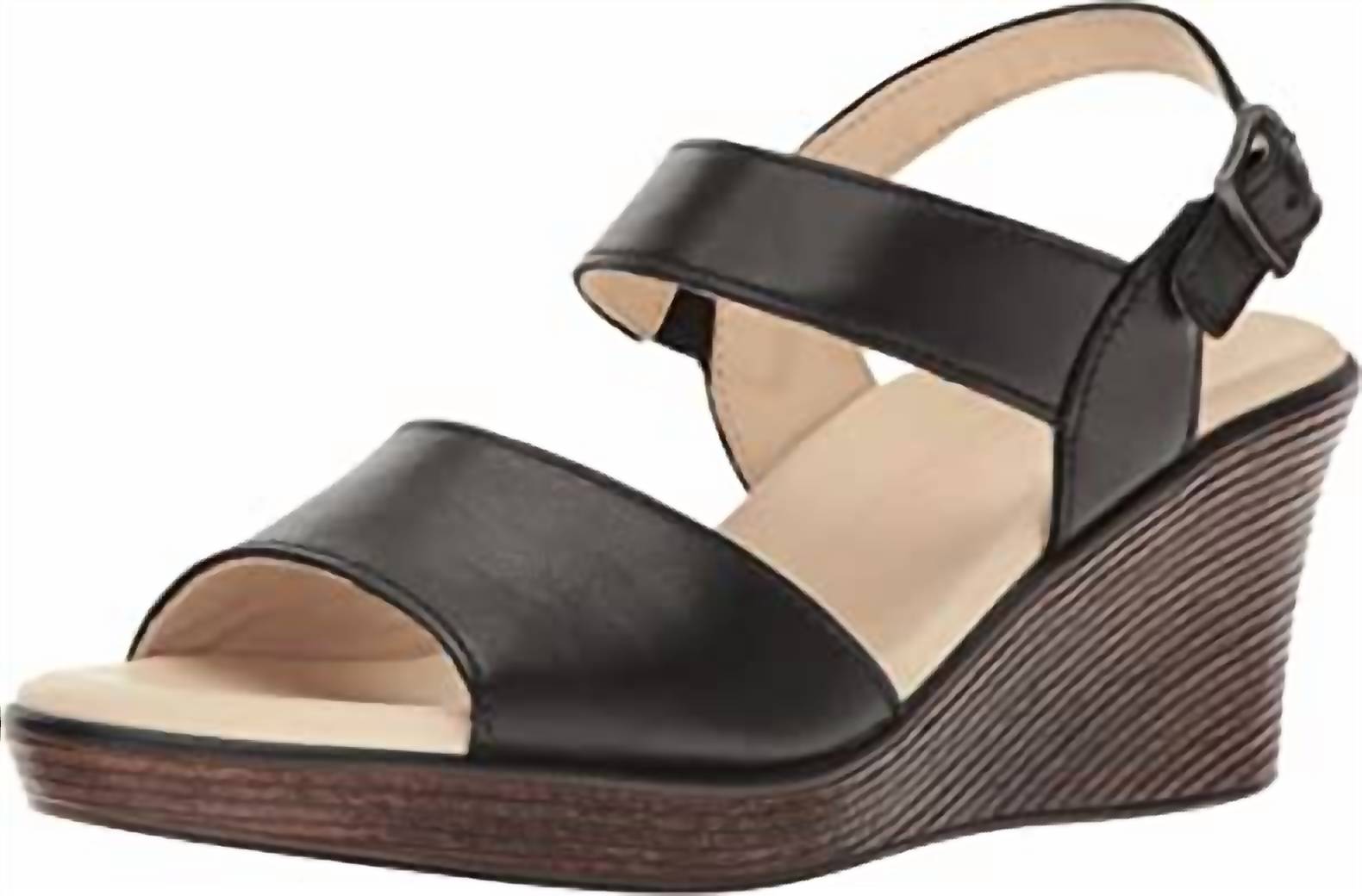 Sas - Women's Heather Quarter Strap Wedge Sandal - Wide