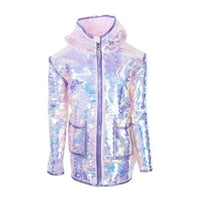 Lola + The Boys - Paillette Magic Rain Jacket