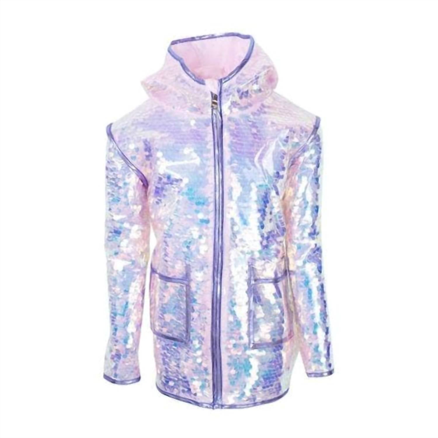 Lola + The Boys - Paillette Magic Rain Jacket
