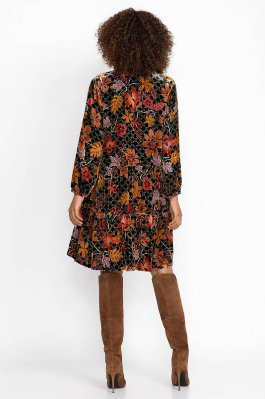 Johnny Was - Jasmoon Flore Velvet Field Tiered Dress