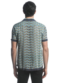 Postmarc - Chevron Short Sleeve Border Shirt