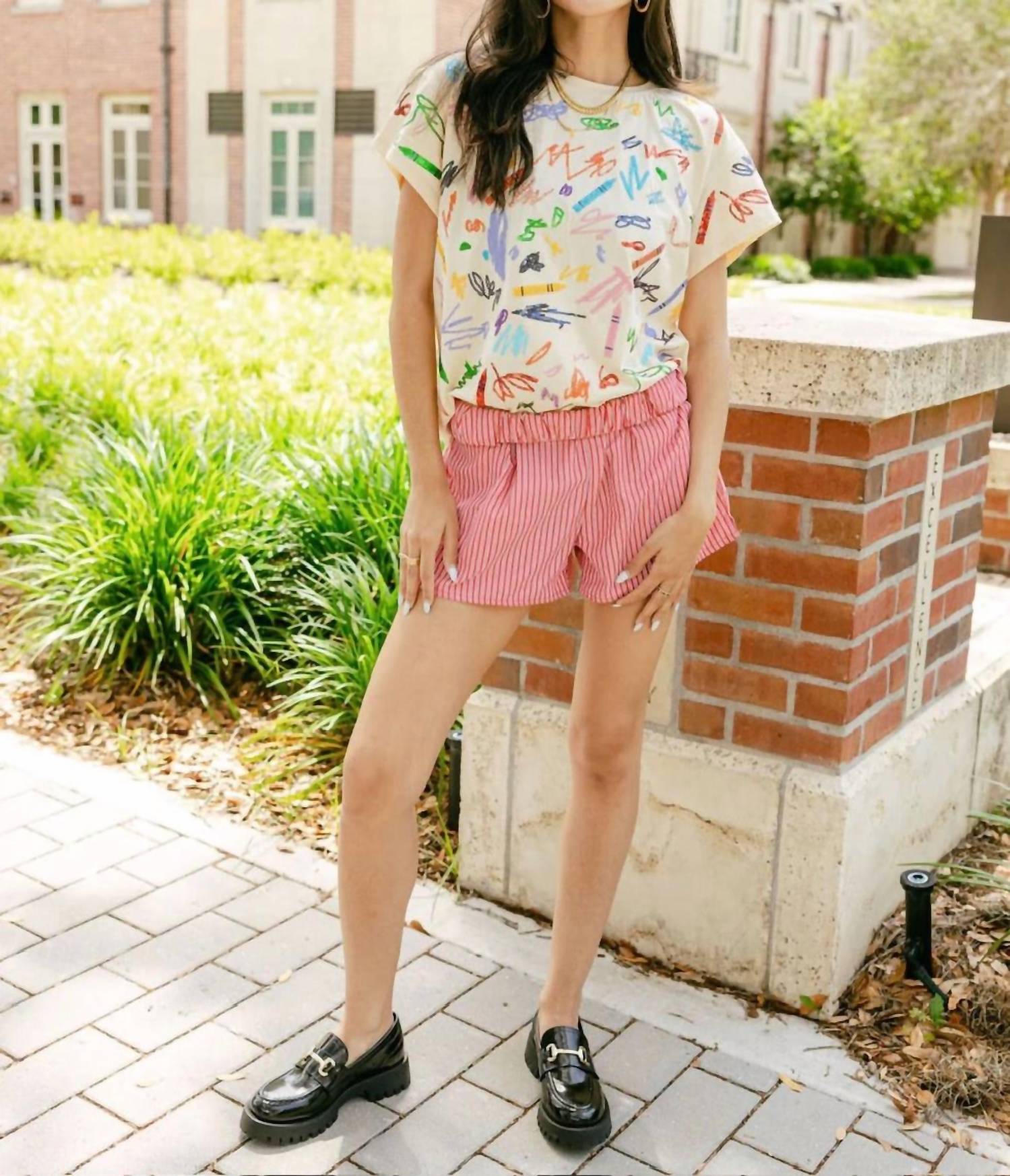 Queen Of Sparkles - Crayon Scribble Tee