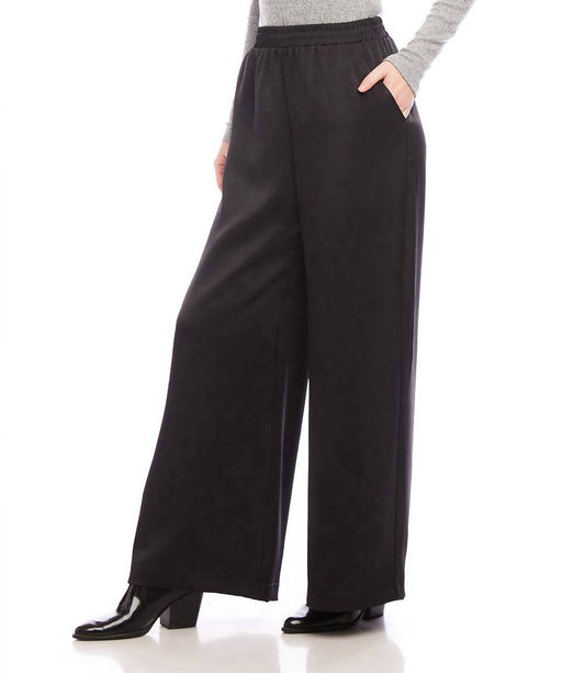 Karen Kane - Wide Leg Satin Pants