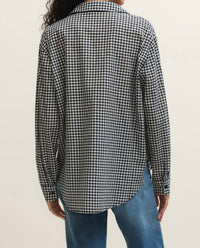 Z Supply Seaport Button Up Top in eclipse - women's shirt - alternate view