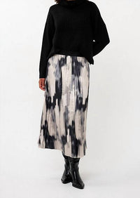 Esqualo - Plisse Midi Skirt