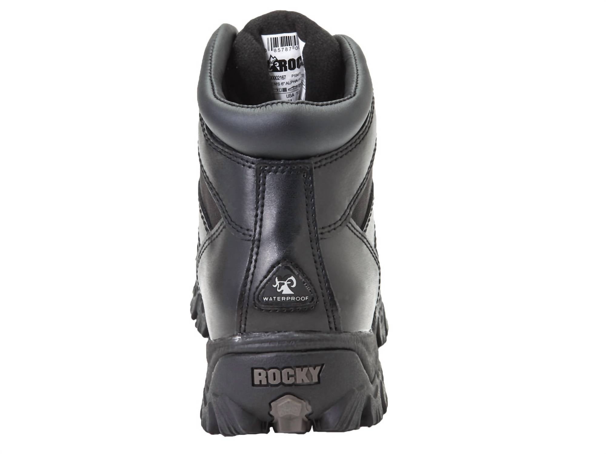 Rocky Men's Alpha Force Composite Toe Public Service Boot in black - men's boots - view 6
