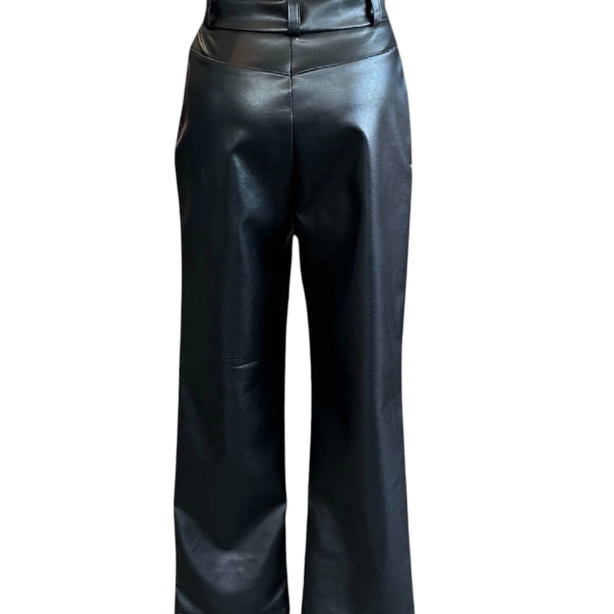Glam - High Waisted Straight Leg Pants