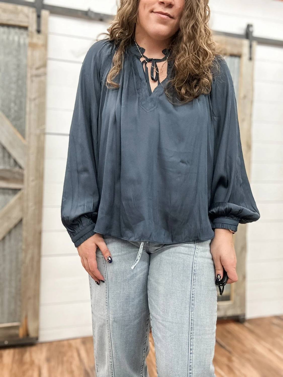 Current Air - Amelie Long Sleeve Blouse