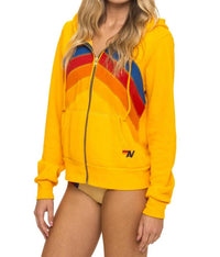 Aviator Nation - Mountain Stitch Chevron Zip Hoodie