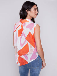 Charlie B - Sleeveless Round Neck Top