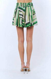 Ciebon - Shirred Waist Shorts