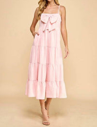 Tcec - Day Dreaming Bow Accent Dress