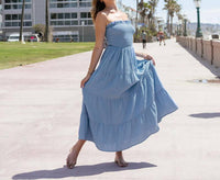 Lotus & Luna - Mai Tai Maxi Dress Denim