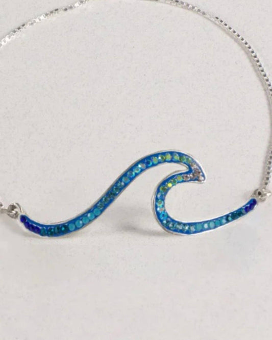 Mosaic - Women's Adjustable Wave Bracelet