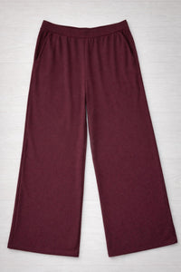 Asher Penny Pants in cabernet - women's pants - detail view