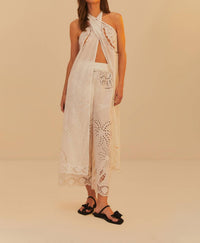 Farm Rio - Coconut Richilieu Pants