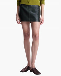 A.L.C. - Cowan Leather Mini Skirt