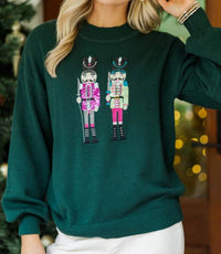 Mainstrip - Noelia Embroidered Patchwork Nutcracker Sweater