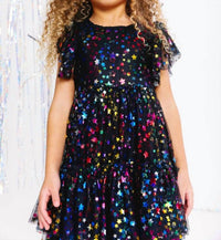 Lola + The Boys - Shining Rainbow Star Tulle Dress